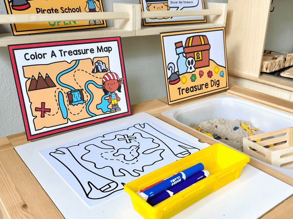 Pirate Map Kit, Dramatic play