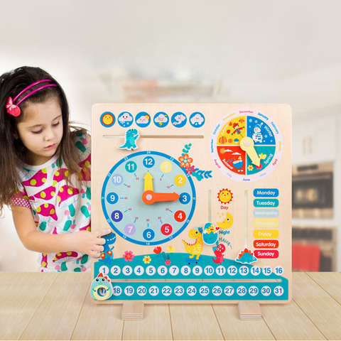 HorloJeu - Horloge d'Apprentissage Polyvalente pour Enfants – Bébé Filou