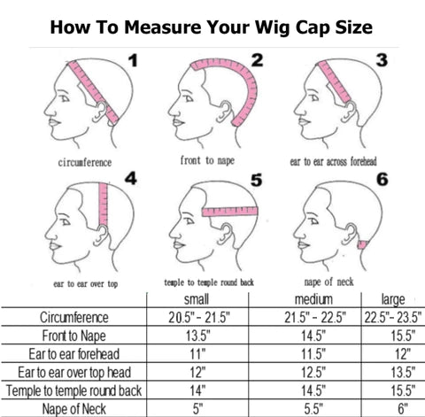 How To Measure Your Wig Cap Size – Hair Enhancements