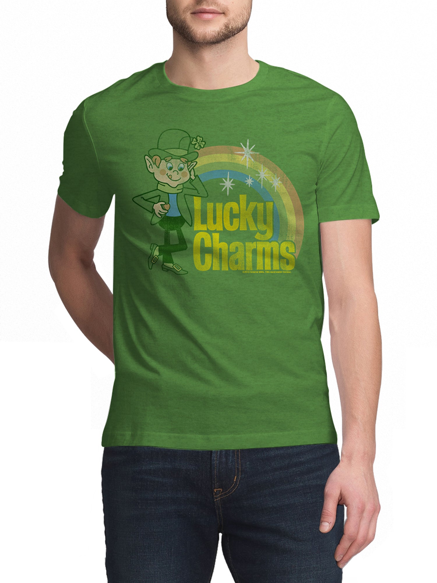 Lucky Charms Retro Rainbow T-Shirt | Tee Luv