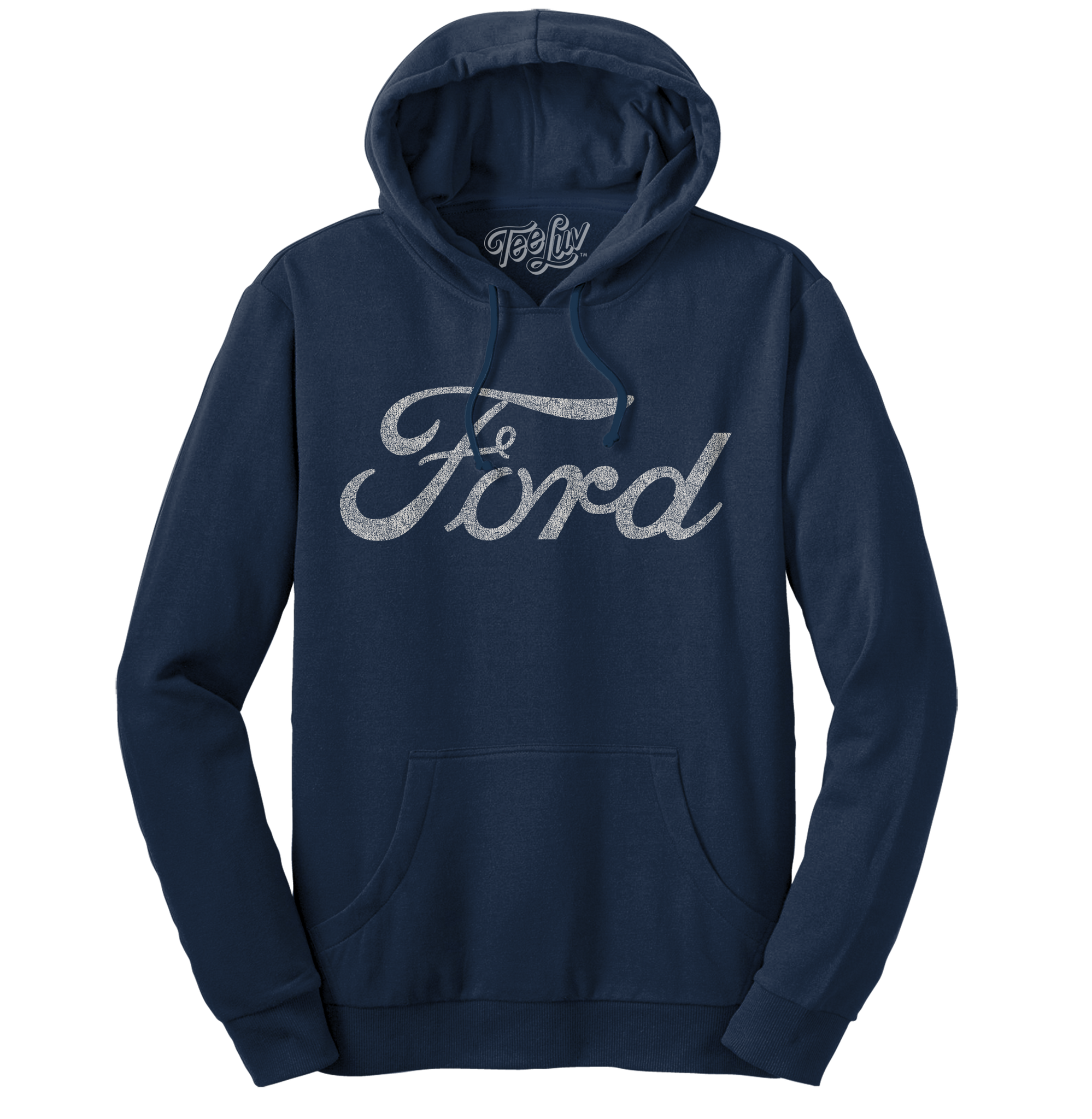 Ford Signature Pullover Hooded Sweatshirt - Navy – Tee Luv