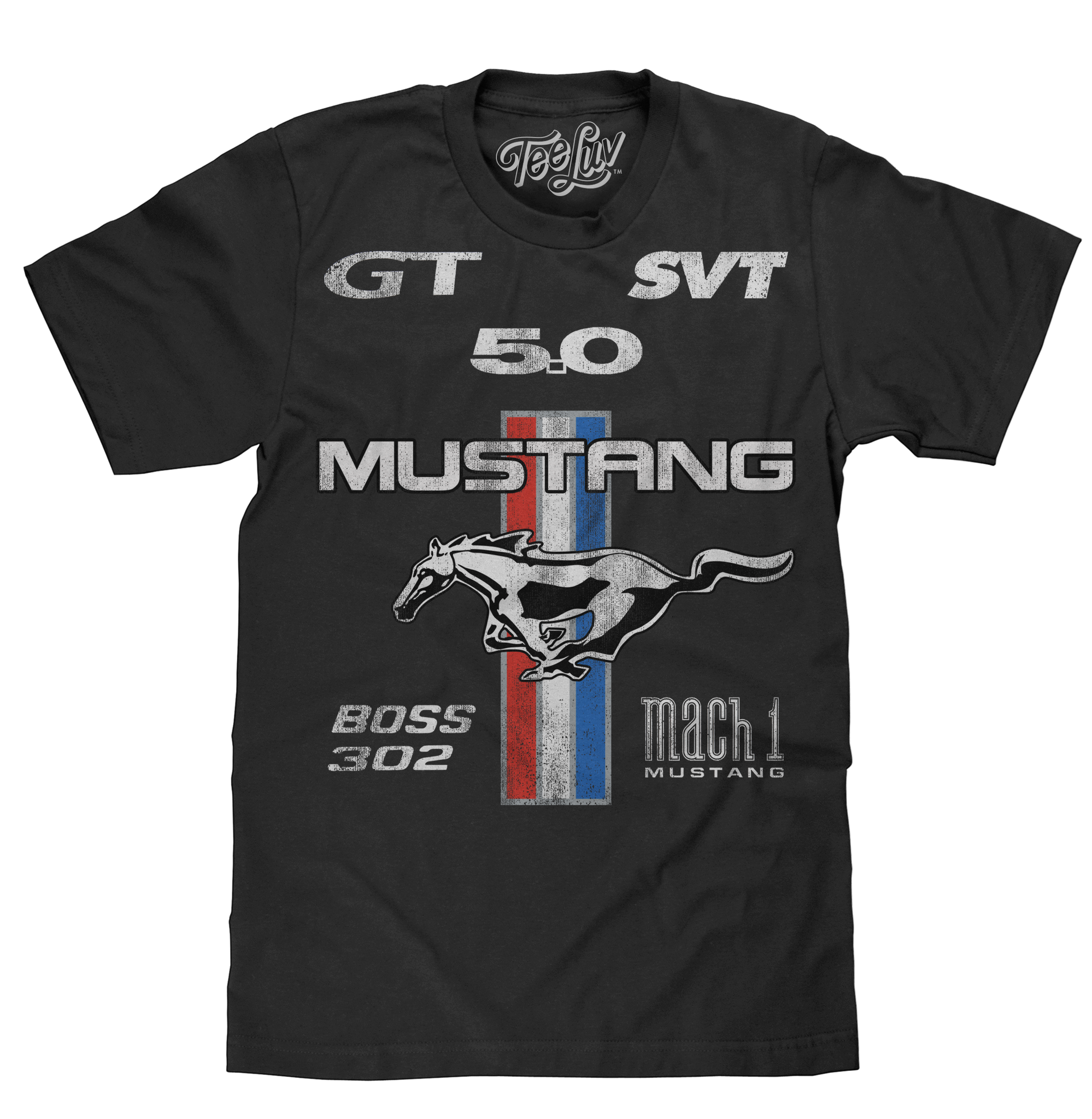 Ford Mustang Boss 302 T-Shirt - Black – Tee Luv