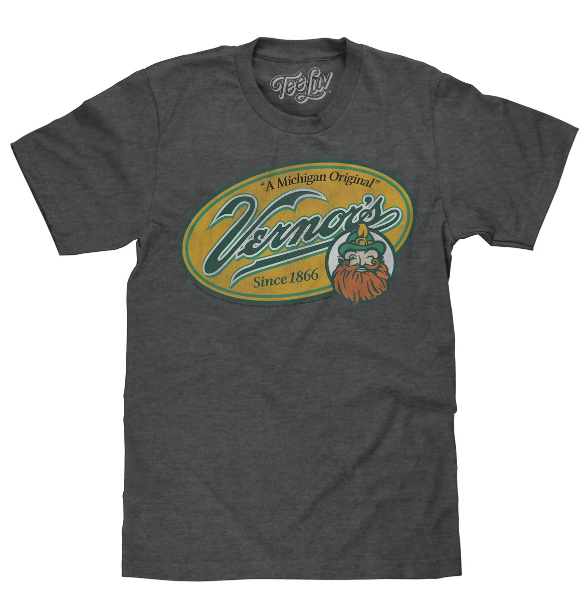 Vernor's Ginger Ale T-Shirt - Gray – Tee Luv