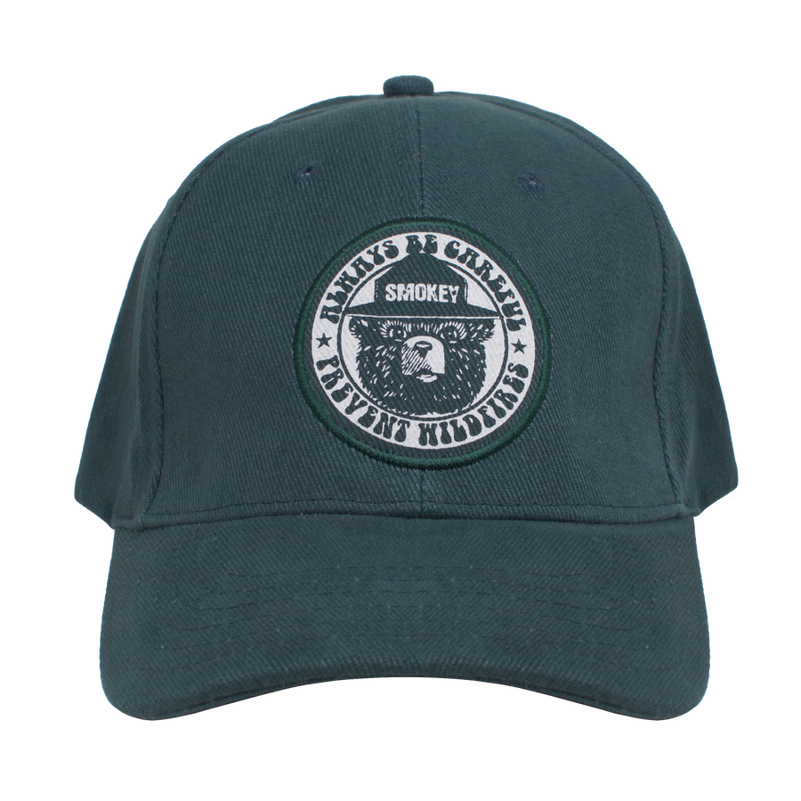 Smokey Bear Prevent Wildfires Hat - Forest Green – Tee Luv