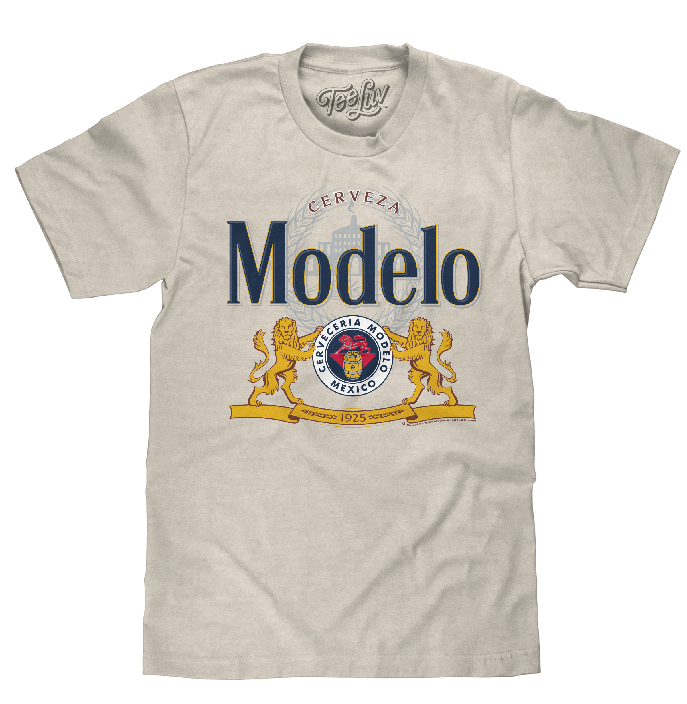 Cerveza Modelo Beer T-Shirt - Oatmeal Heather – Tee Luv