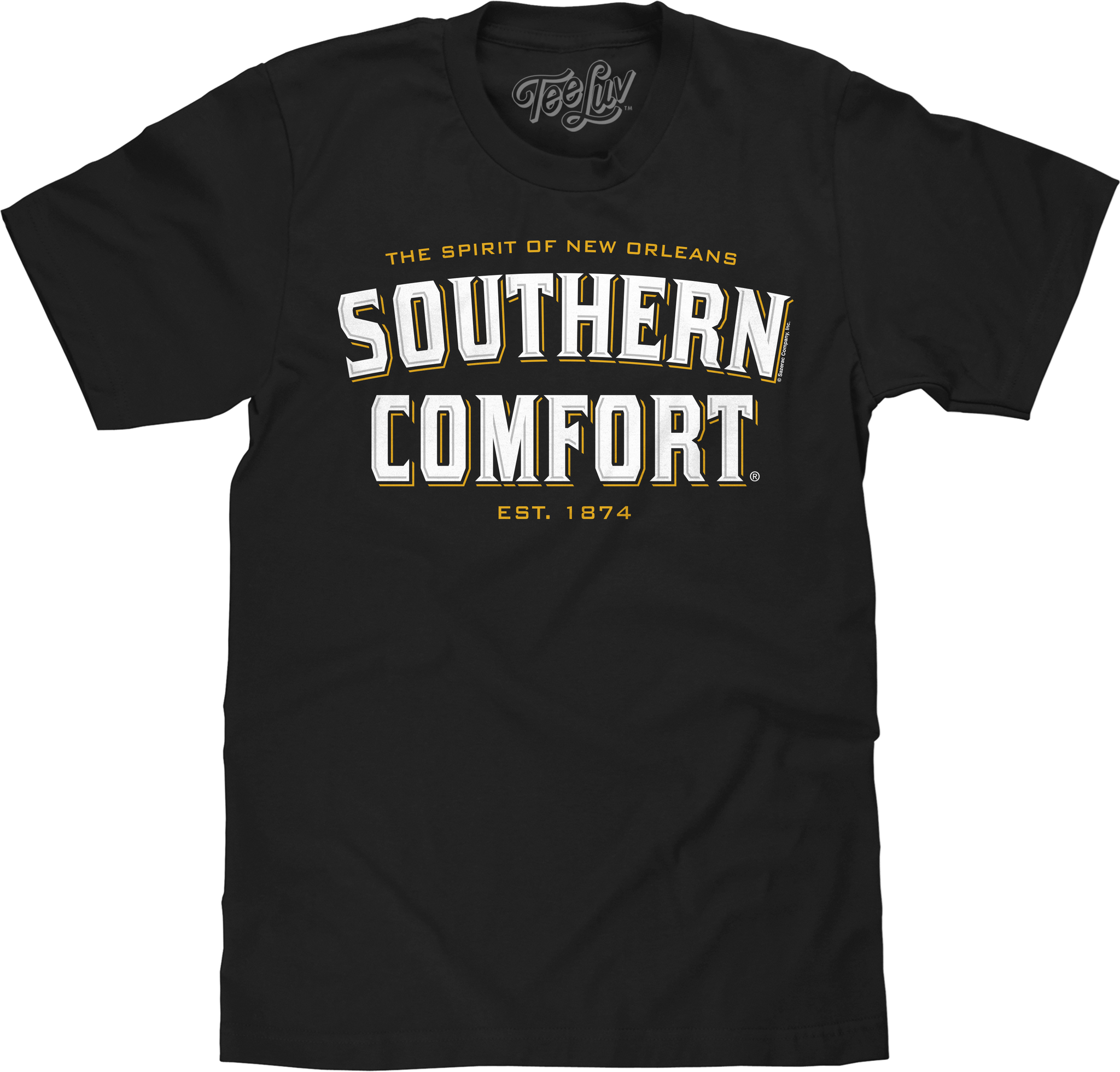 Southern Comfort SOCO Whiskey Logo T-Shirt- Black – Tee Luv