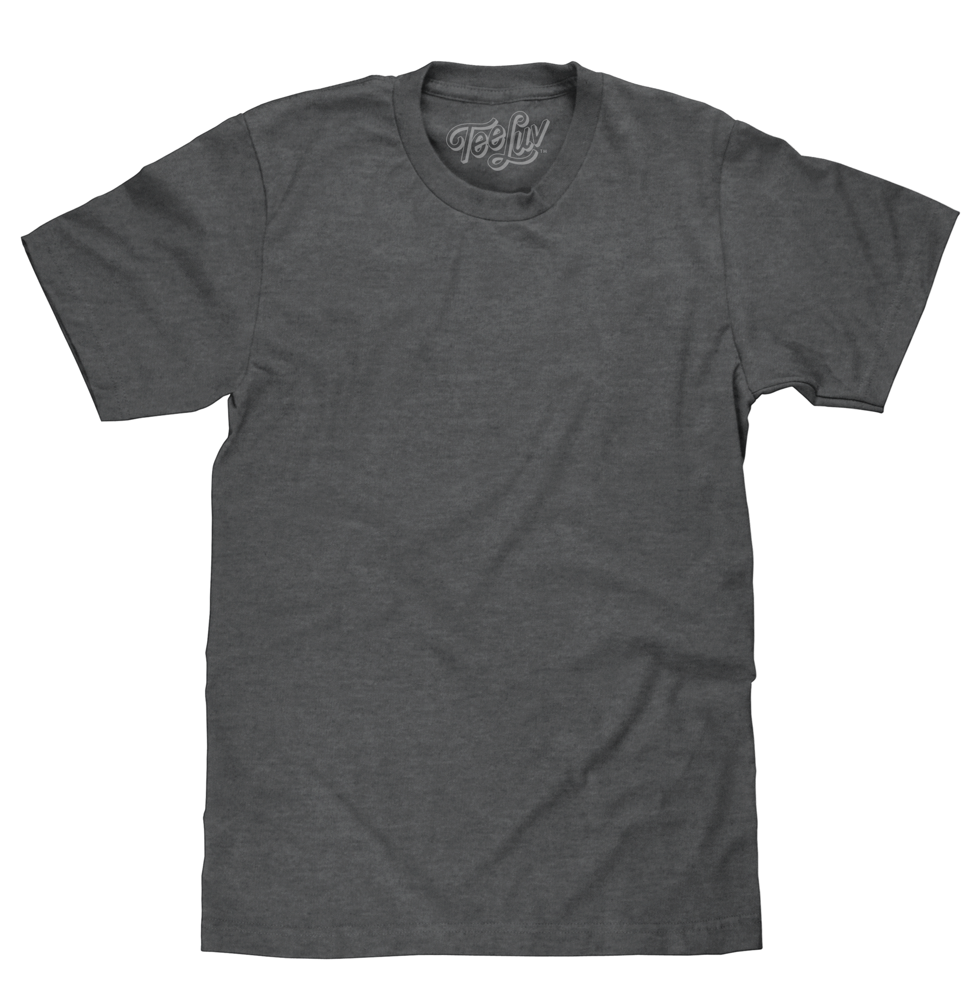 Charcoal Heather Blank T-Shirt - Gray – Tee Luv