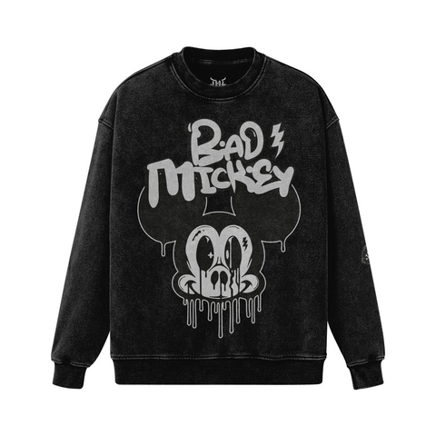 Bad Mickey Sweat-shirt unisexe en coton peigné 440 g/m²