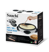 3 in1 Crepe/Grill/Pancake Maker NL-DM-1864-WH with 3 non-stick removable plates