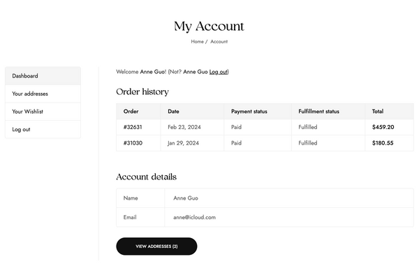 Your Orders at a Glance: Simple and Organised