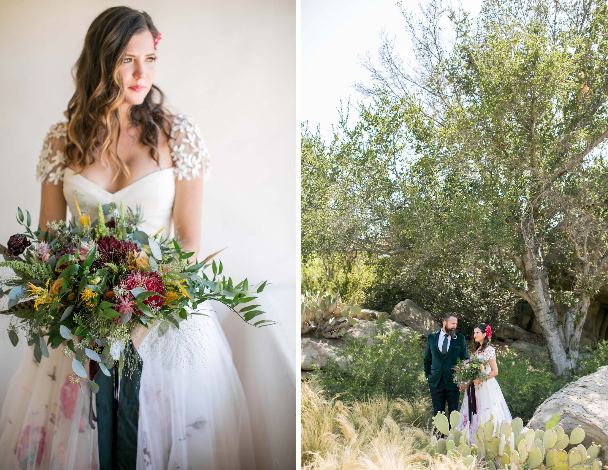 Bridal Bouquet -  Wildflora © 2017 Marisa + Mikes Wedding  