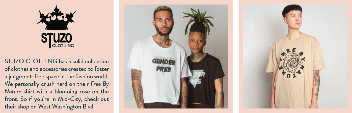 Stuzo clothing, a gender free brand for all humans to enjoy.