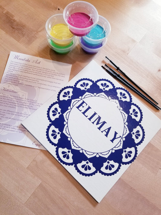 Do it yourself mandala kit for teen/adults, DIY paint kit – My-Whys