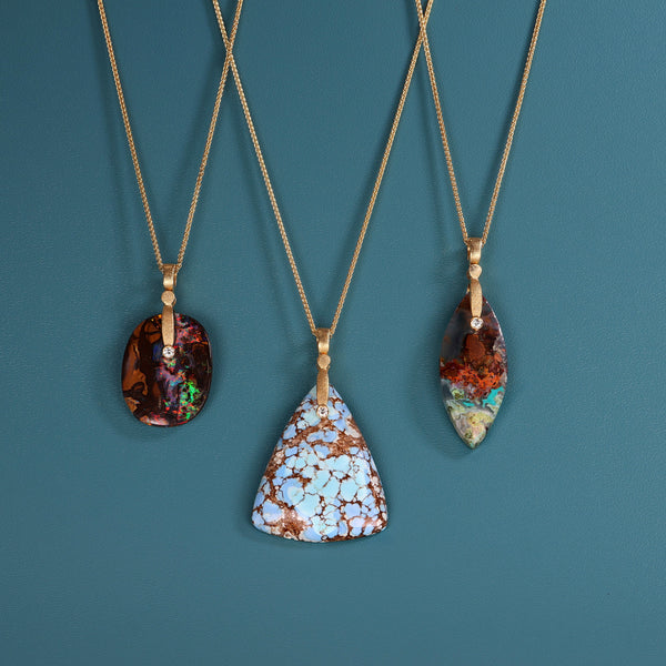 one of a kind gemstone necklaces by Alex Sepkus