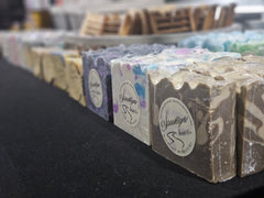 Handmade soap woman owned small business