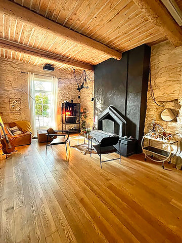 Chambre Maison Florence Ivakno avec cheminée