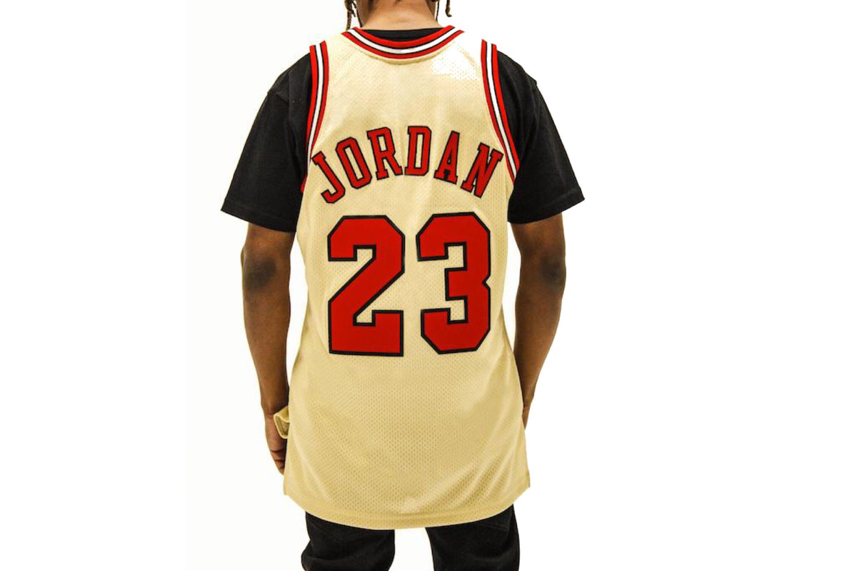 gold mj jersey