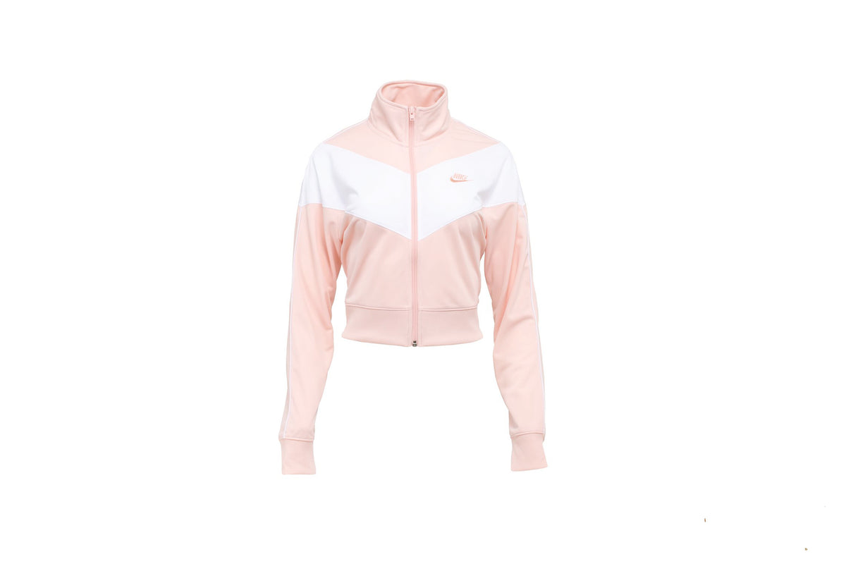 nike pink and white jacket