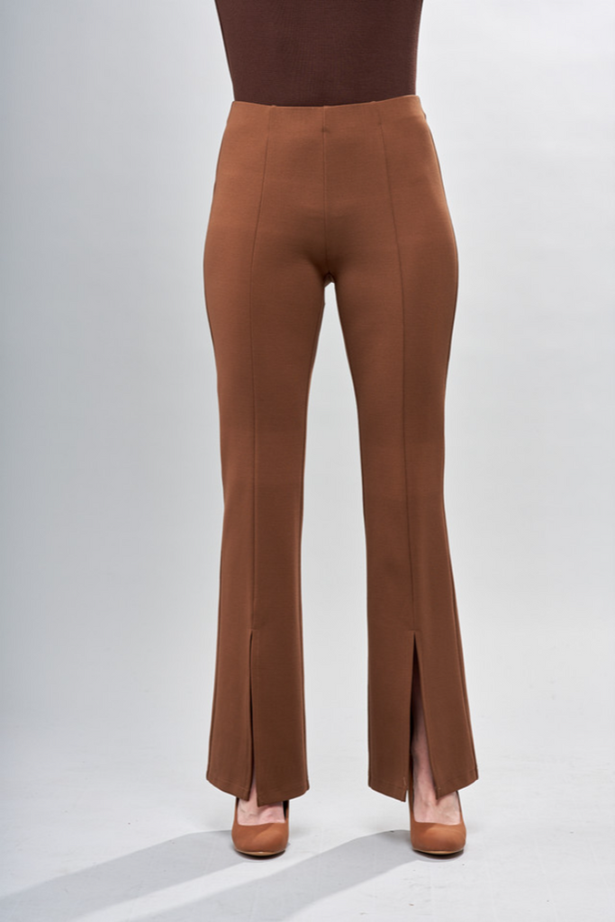 Full Length Flare Suede Pant – am-luxe-boutique