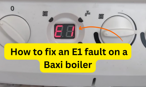 E1 Fault baxi boiler