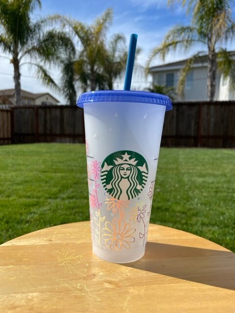 Custom Cactus Reusable Starbucks Venti Cold Cup Coated in Epoxy Resin –  mjarcreations