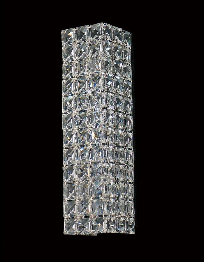 Oblong Two Light Asfour Crystal Wall Light