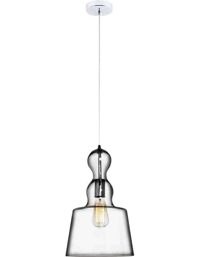 Campana Clear Glass Pendant Light Chic Chandeliers