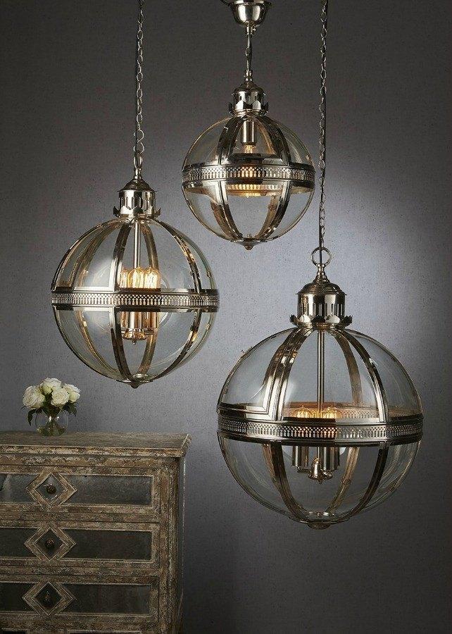 Silver And Glass Pendant Light pendant saxon silver pendant light large