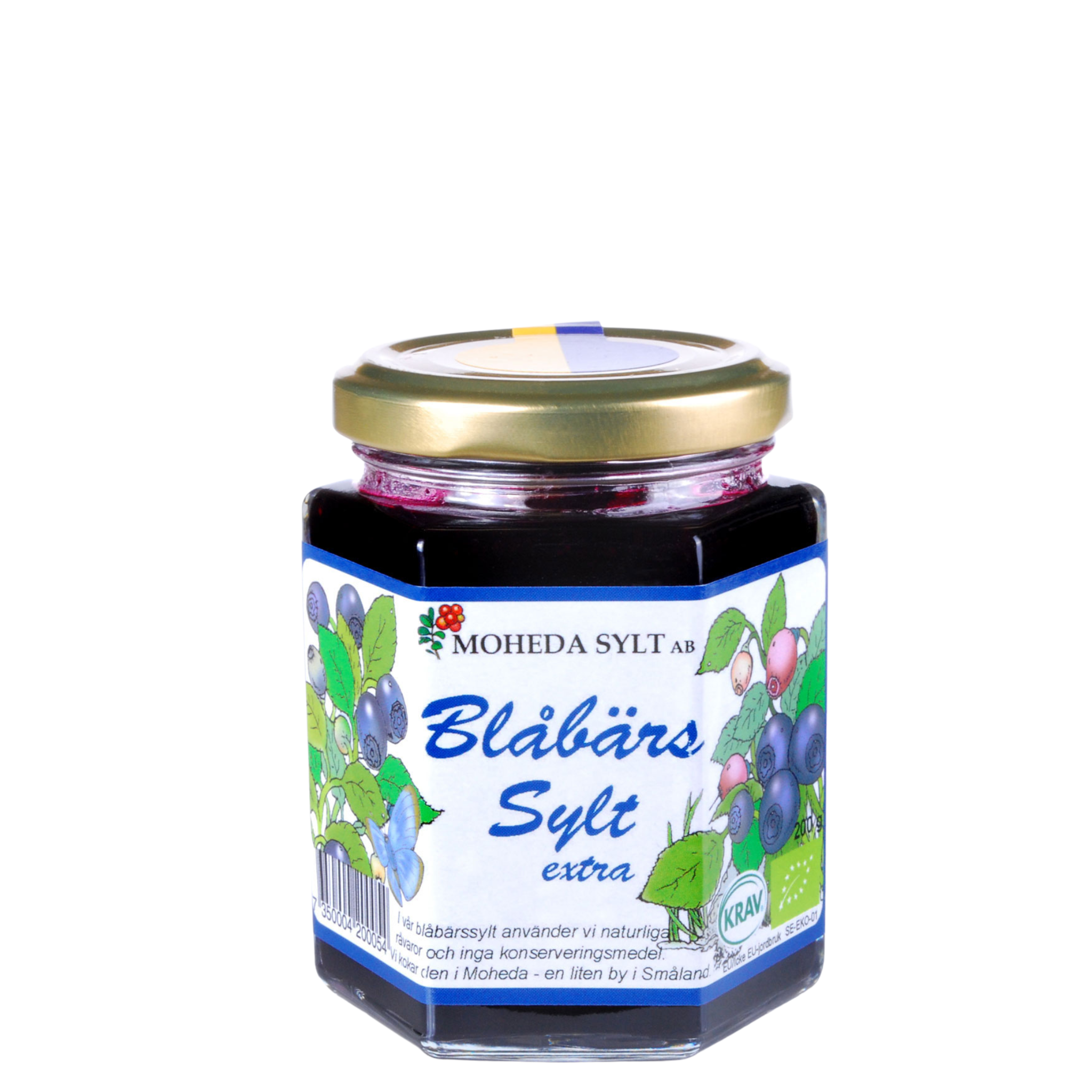 Moheda Blåbär Sylt - Blaubeer-Konfitüre extra - BIO – Nordland.Shop