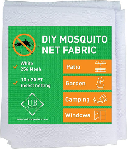 Comprehensive DIY mosquito net designed to protect against bugs, pests, insects, birds, deer, and various other animals