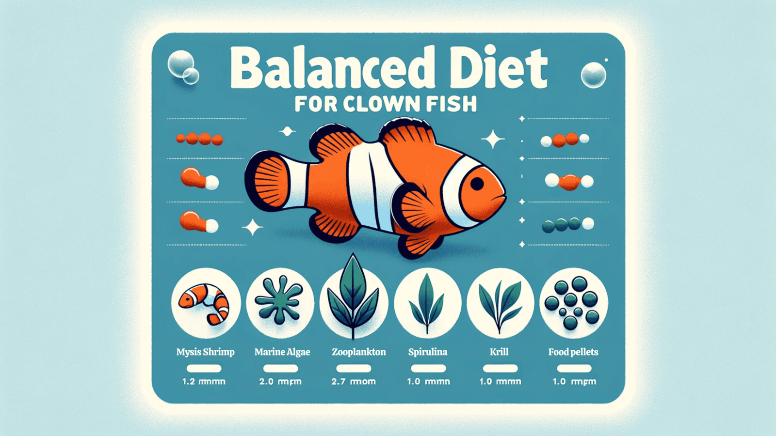 Balanced Diet for Proper Clown fish Care