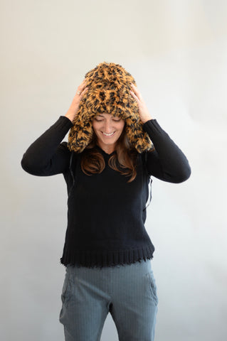 r13 leopard hat