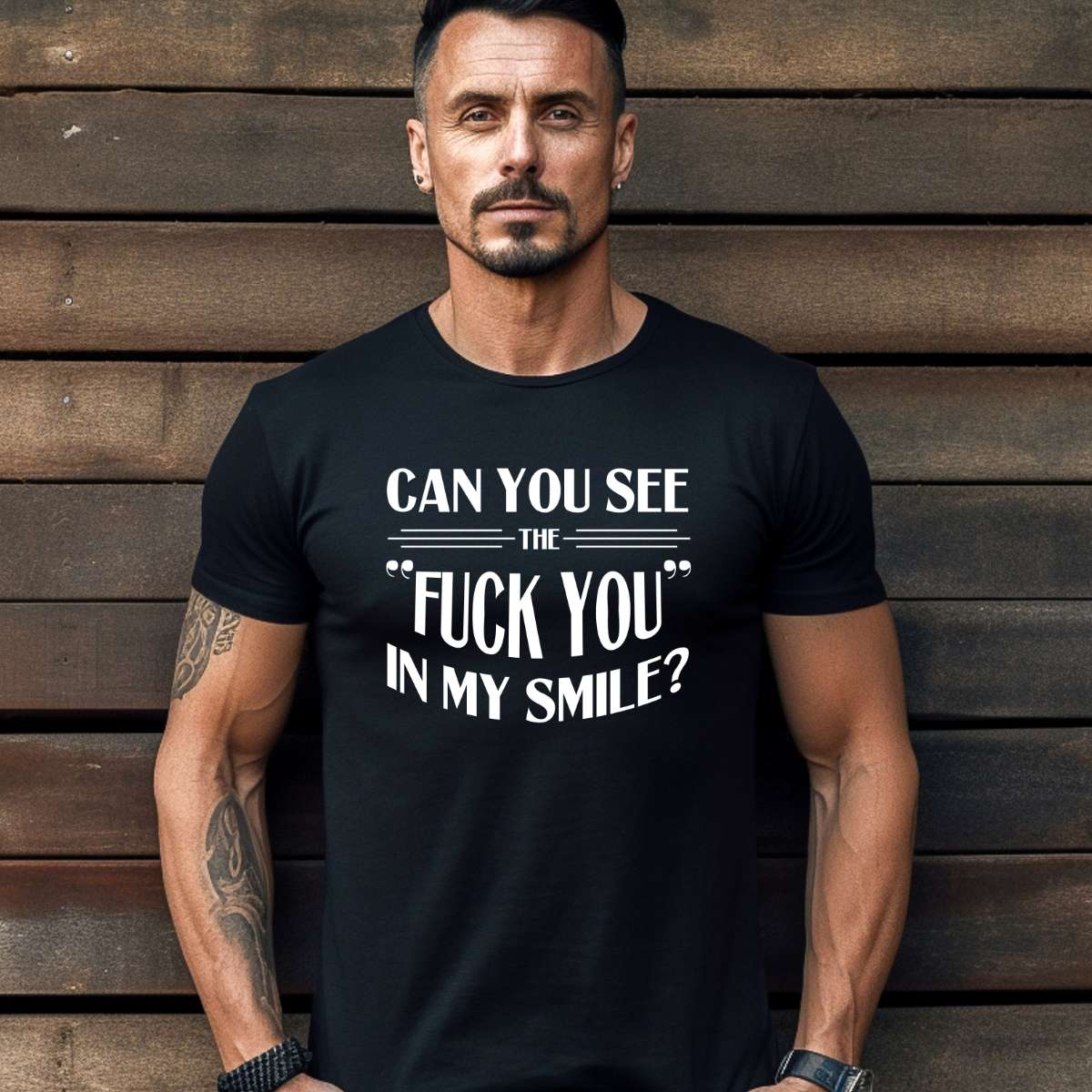 Can You See the "Fuck You" in My Smile Tee