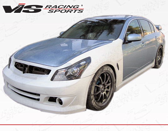 Vis Racing K Speed Front Bumper Fiberglass Infiniti G37 Q40 Seda Outcast Garage