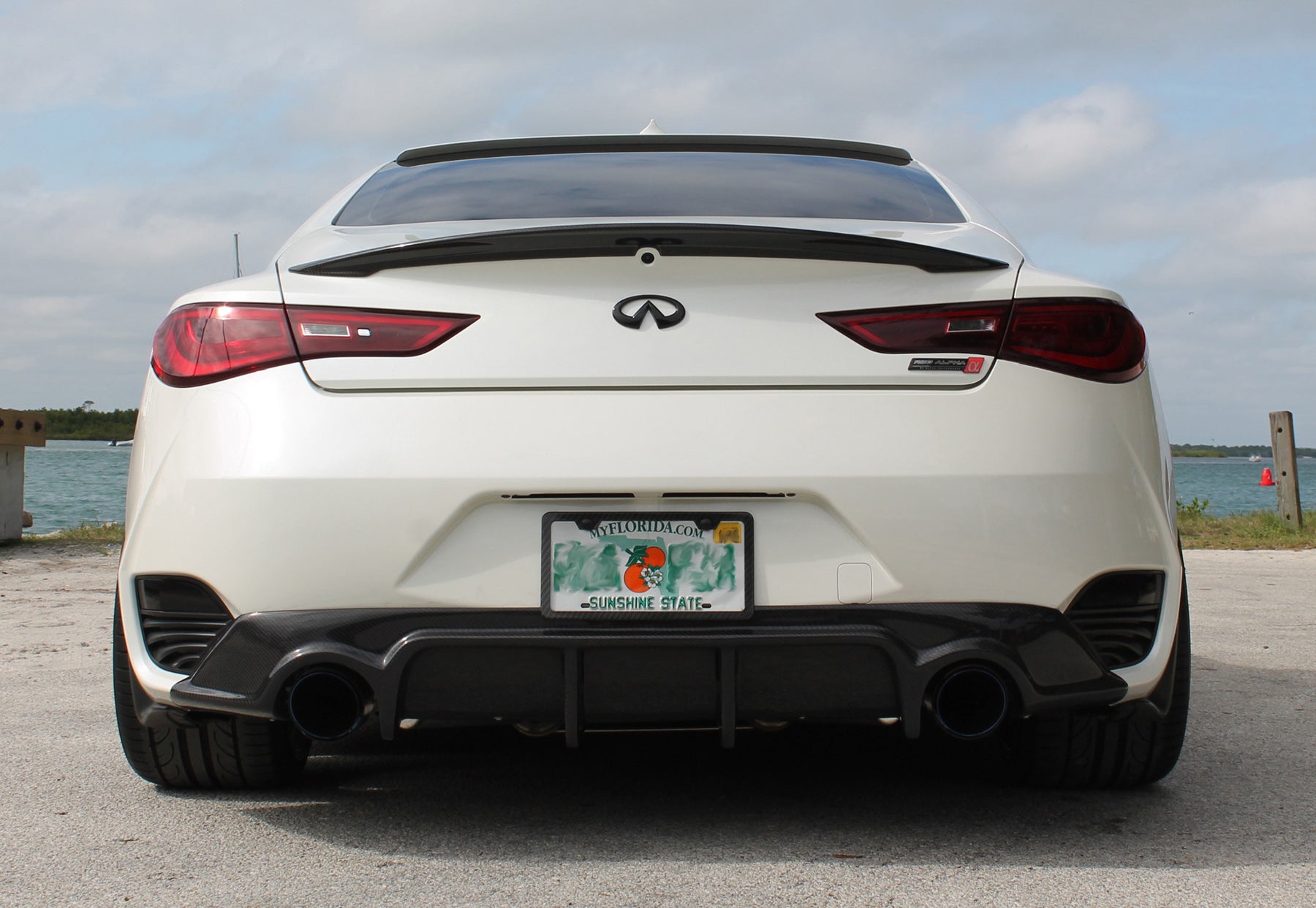 EMM Tuning Rear Diffuser (Carbon Fiber) Infiniti Q60 (2017