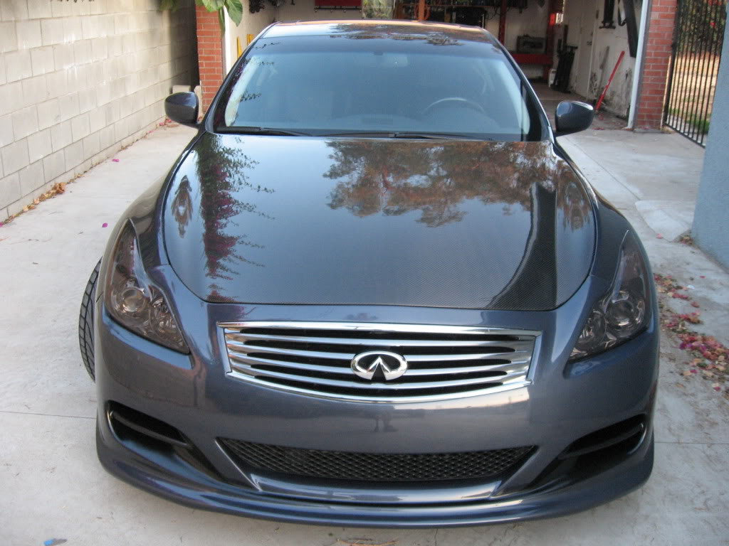 q60 carbon fiber hood