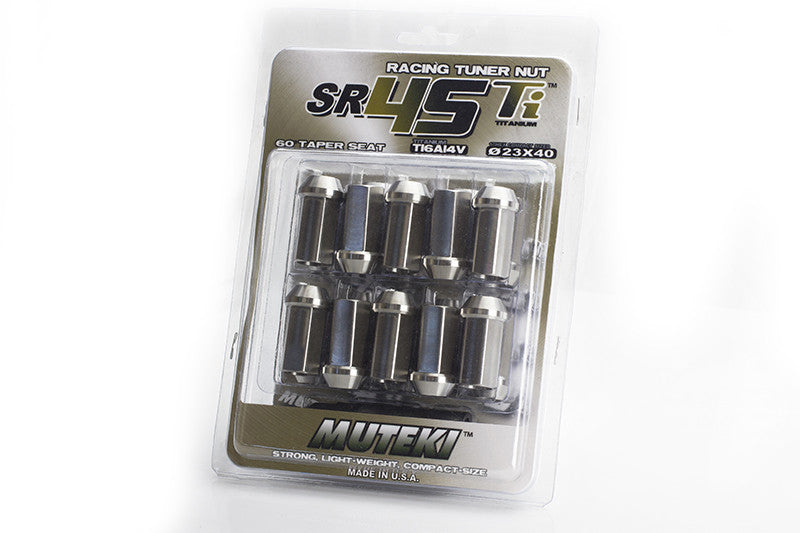 Muteki Sr45 Titanium Open End Lug Nuts Outcast Garage