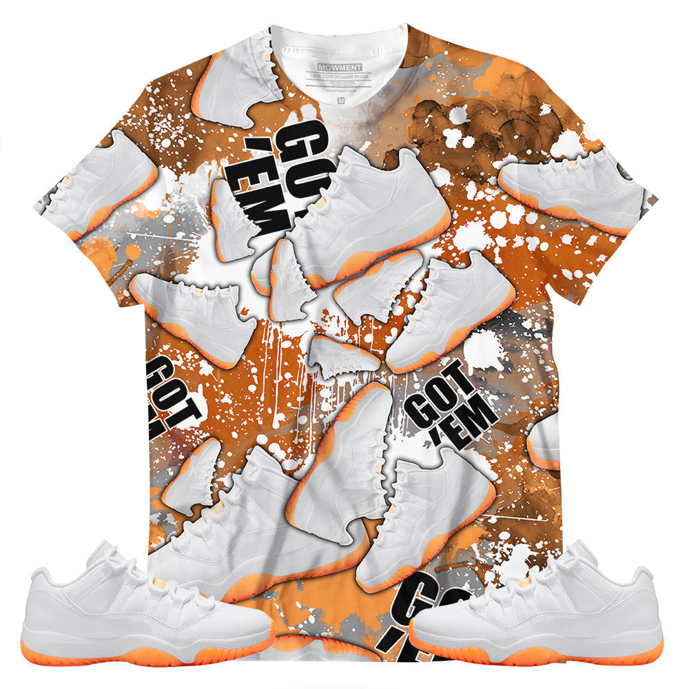 citrus jordan 11 shirt