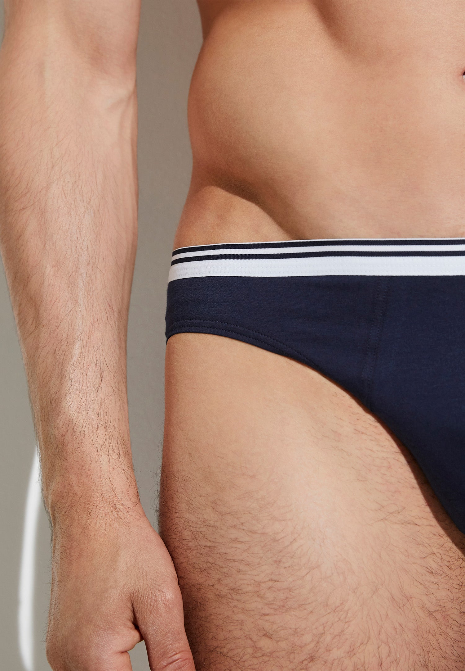 Cozy Comfort  Briefs - steel blue - Zimmerli of Switzerland