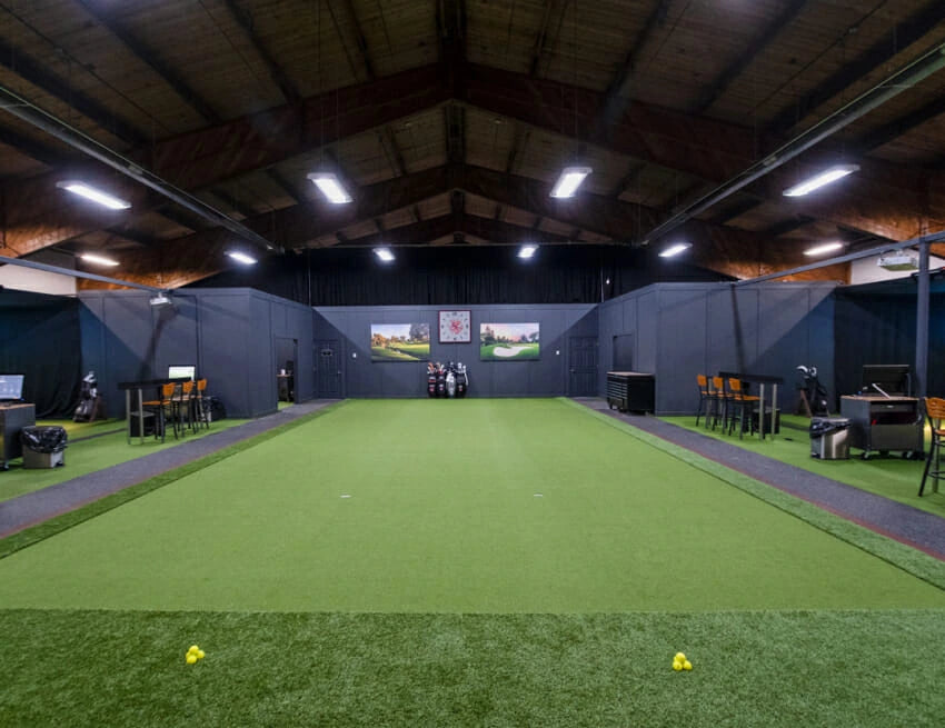 Commercial Golf Simulator Facility by InHome Golf