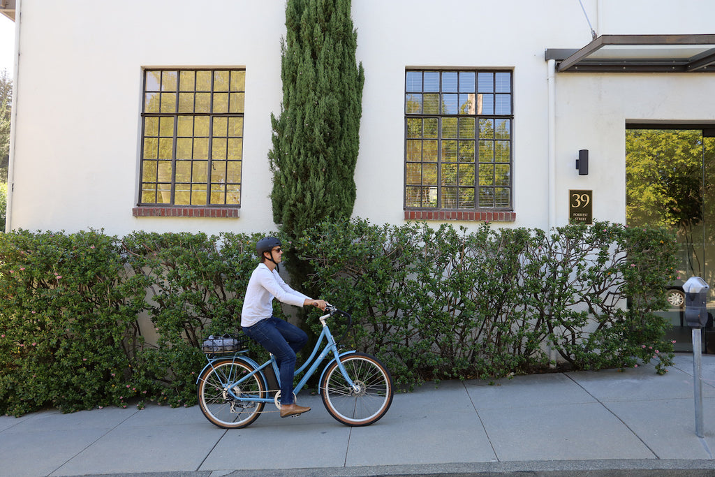 man on bike