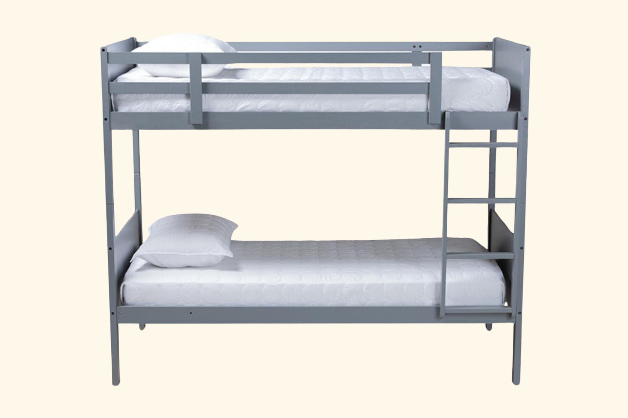 Elsie Modern And Contemporary Grey Finished Wood Twin Size Bunk Bed