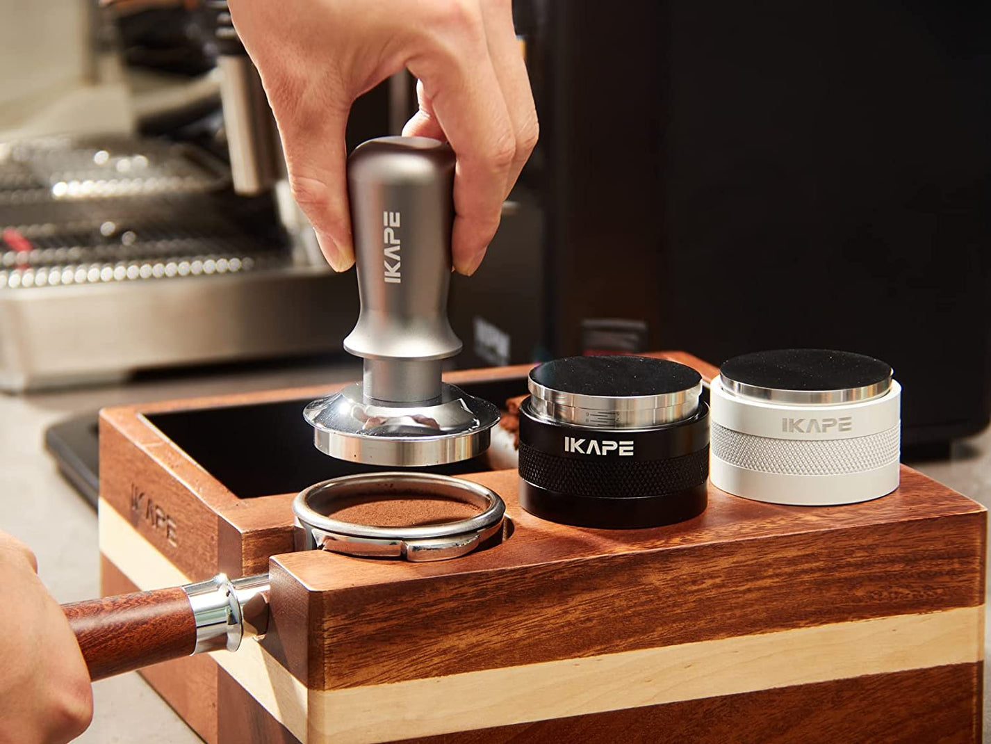 IKAPE V3 Espresso Calibrated Tamper Barista Coffee Tamper with Calibra