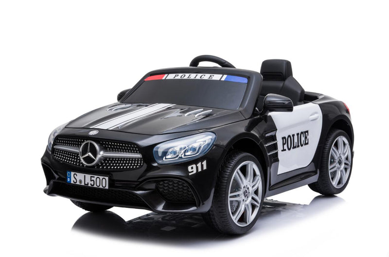 Er is behoefte aan Republikeinse partij pijpleiding Mercedes SL500 Elektrische Kinderauto Politie -zwart | Kidswanttoys.be