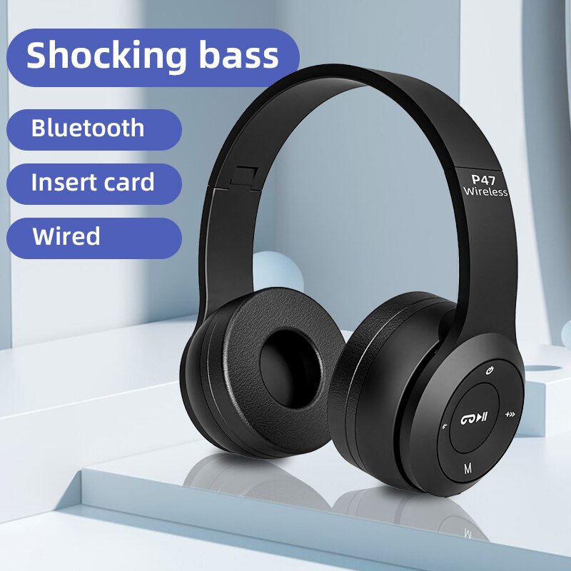 P47 Bluetooth Headphones Wireless Phone | Wireless Bluetooth Stereo