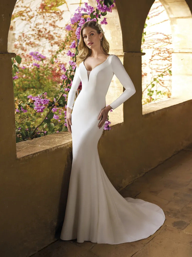 choisir une robe minimaliste pour son mariage