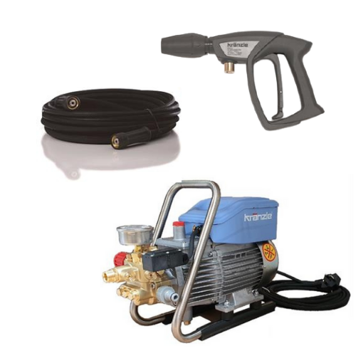 Kränzle 602020 K1152 TST Cold water High-Pressure cleaner + hose reel and  rotary cutter