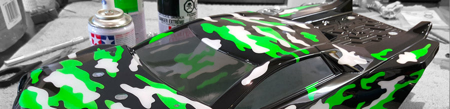 Camo RC Car Paint Job - Arrma Talion