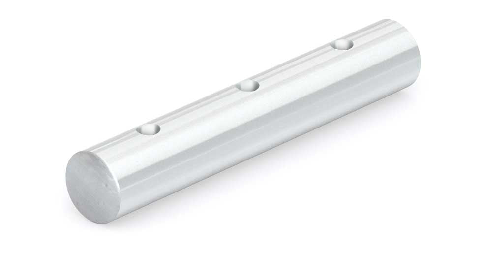 Pre-Drilled Linear Shaft - Stainless Steel - NIPDM16SS-0300-SL Diameter: 16mm Length: 300mm