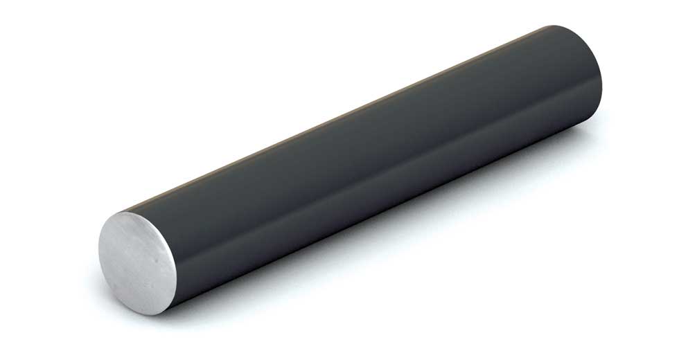 Linear Shaft - Ceramic Coated Aluminum CC06-006.000-SL Diameter: 3/8" Length: 6"